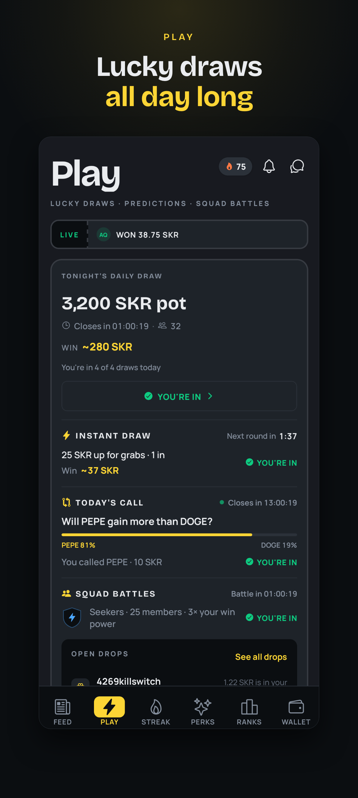 Chainshorts screenshot 1