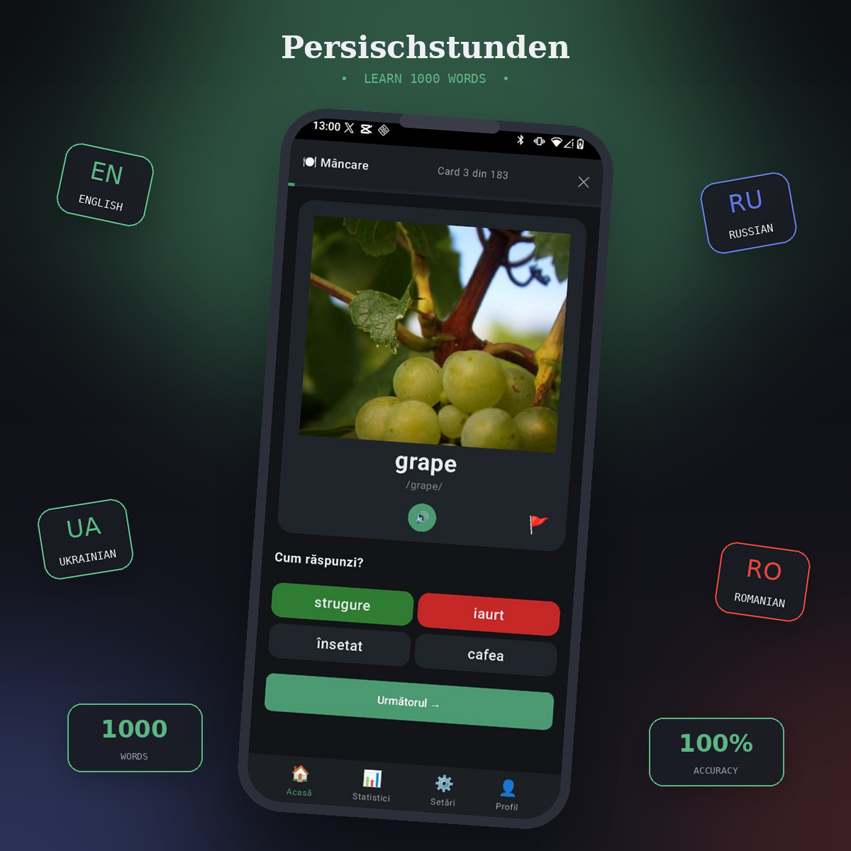 Persischstunden — Learn graphic