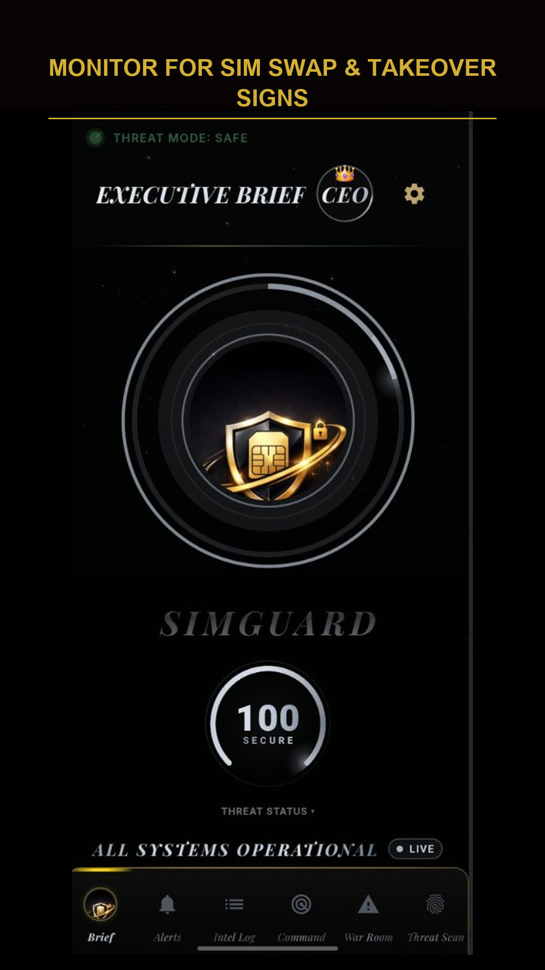 SIMGUARD screenshot 1