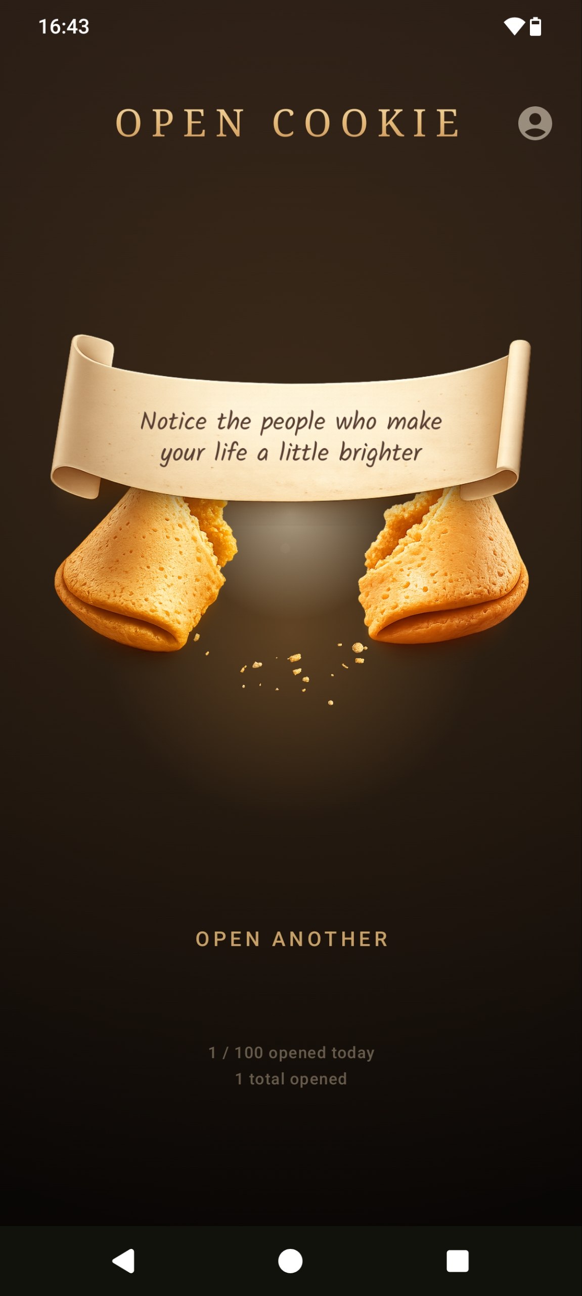 Open Cookie screenshot 3