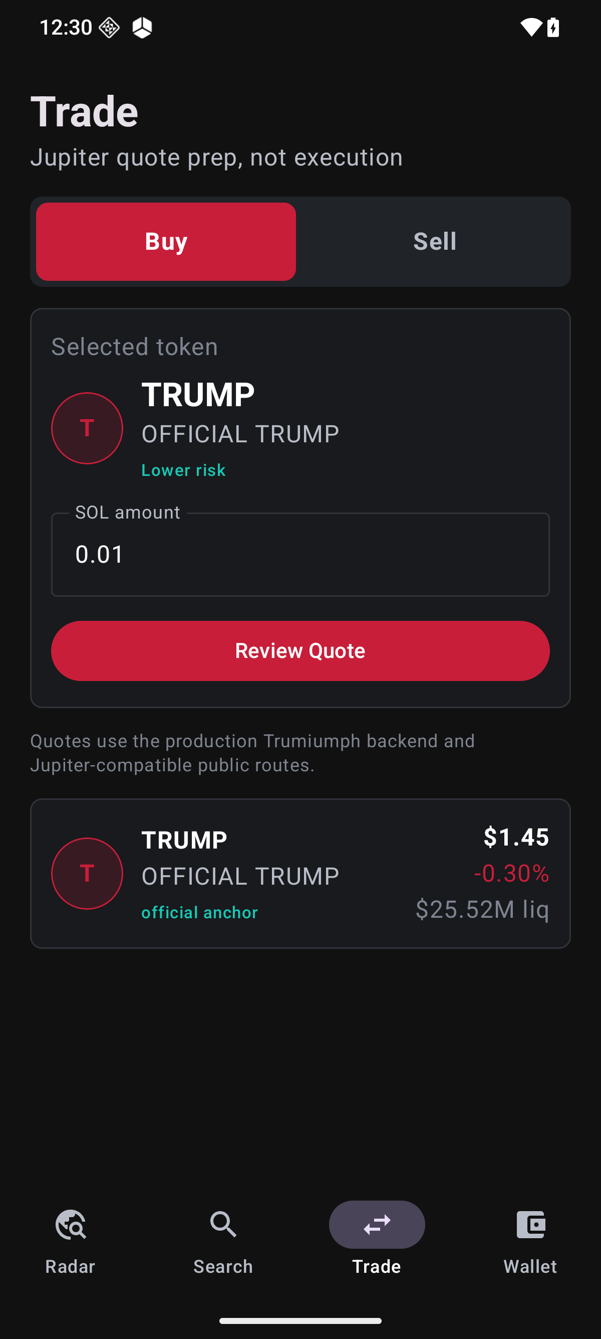 Trumiumph screenshot 5
