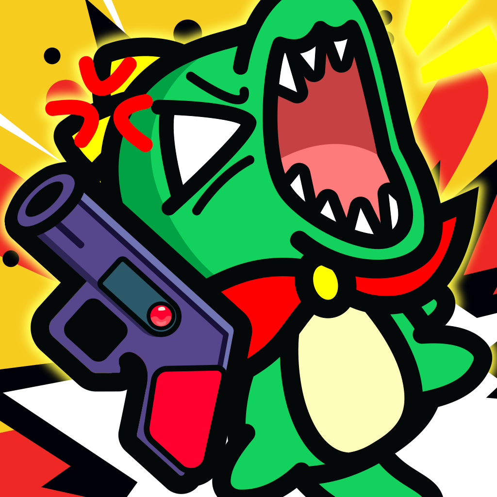 Dino with a Gun