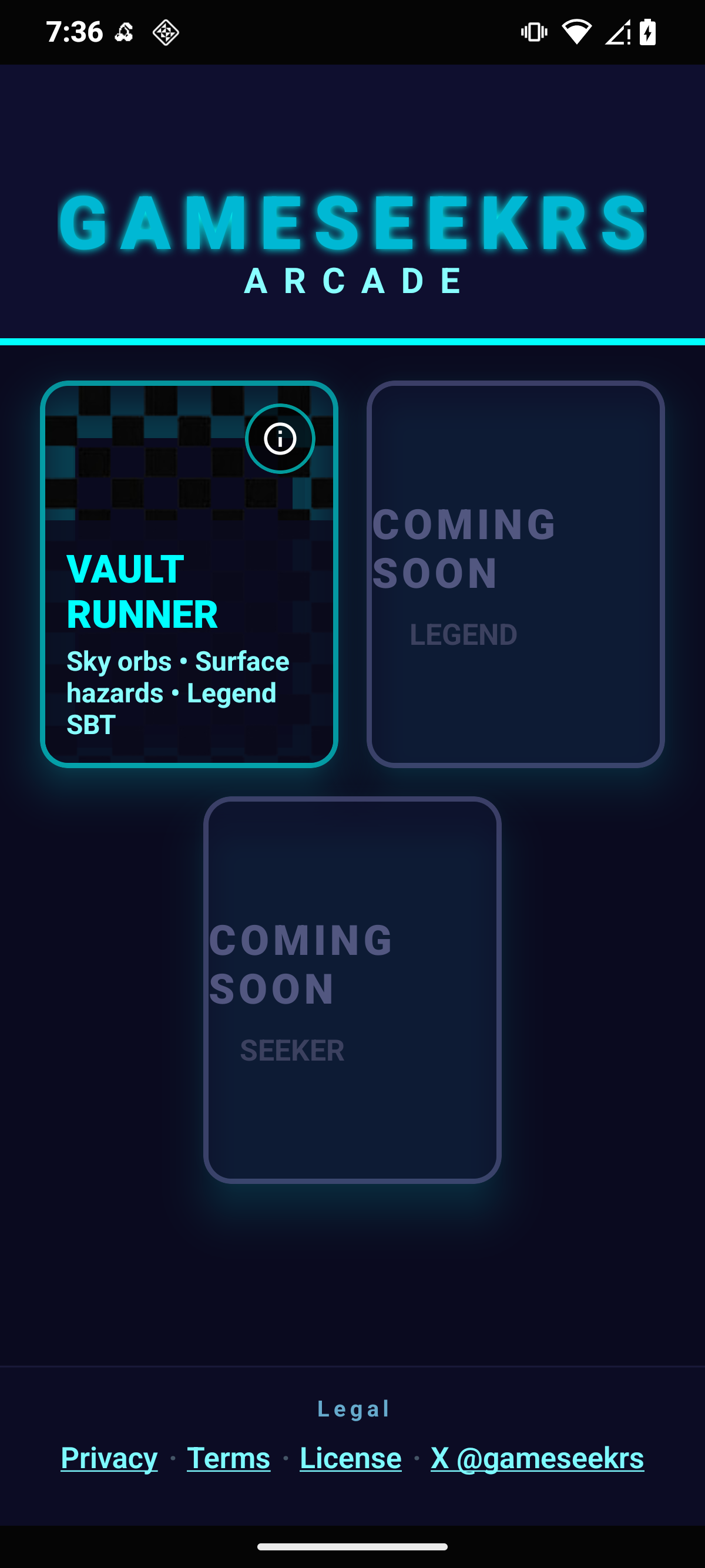 Gameseekrs screenshot 1