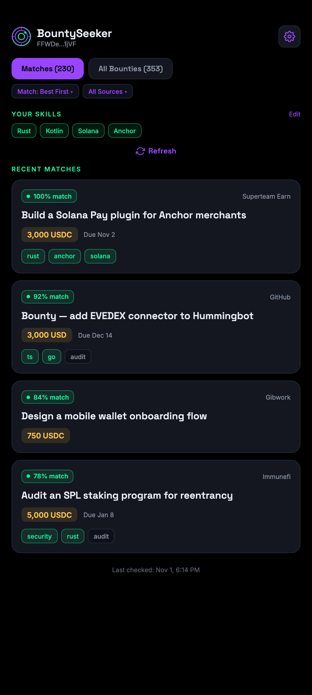 BountySeeker screenshot 1