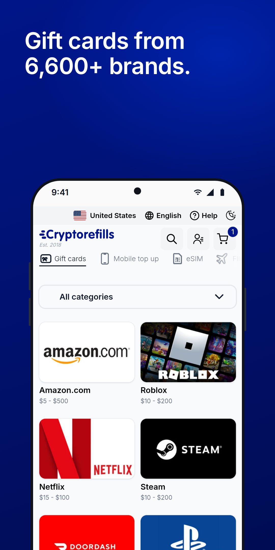 Cryptorefills screenshot 3