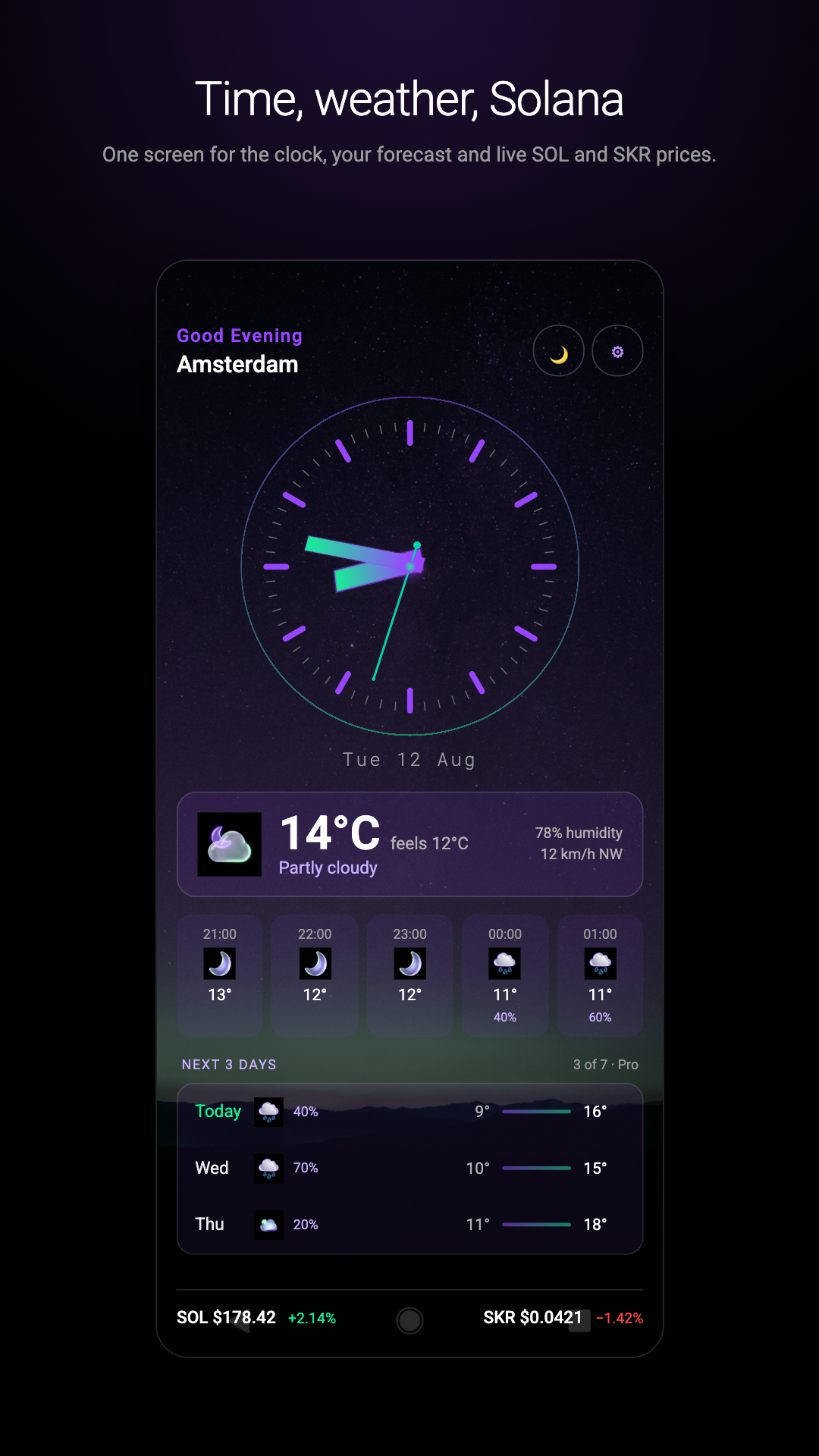 Time and Weather Sol screenshot 1