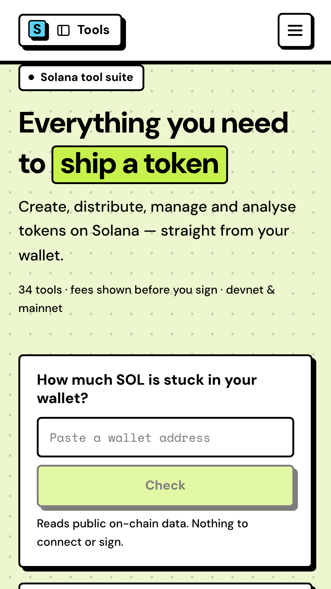 Solstack screenshot 1