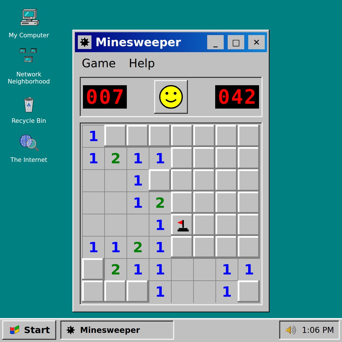 Minesweeper 95 graphic