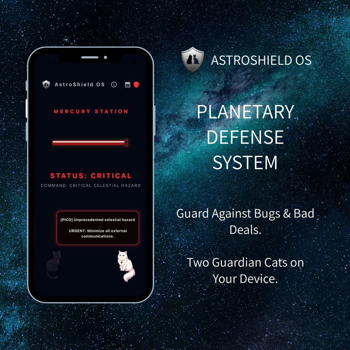 AstroShield OS graphic