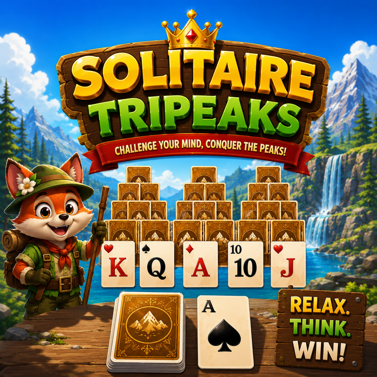 Solitaire Tripeak Cards graphic