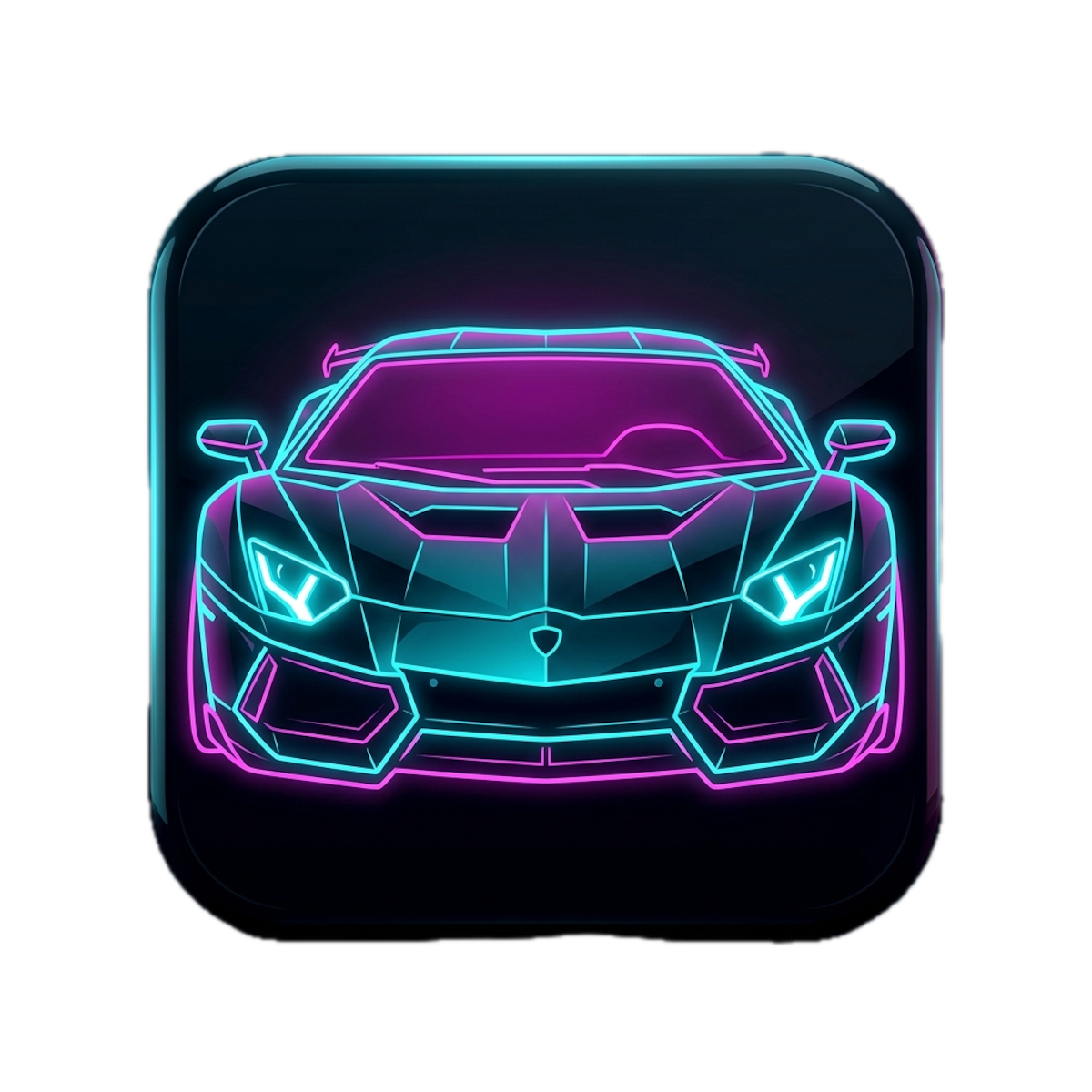 neon drift icon