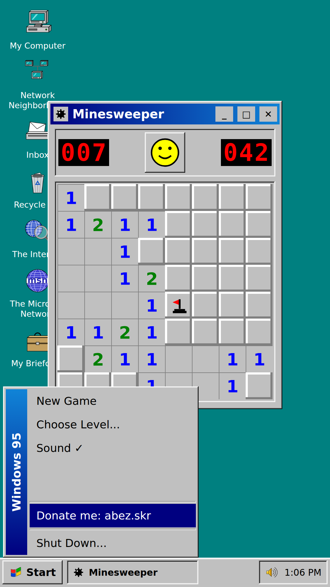 Minesweeper 95 screenshot 3