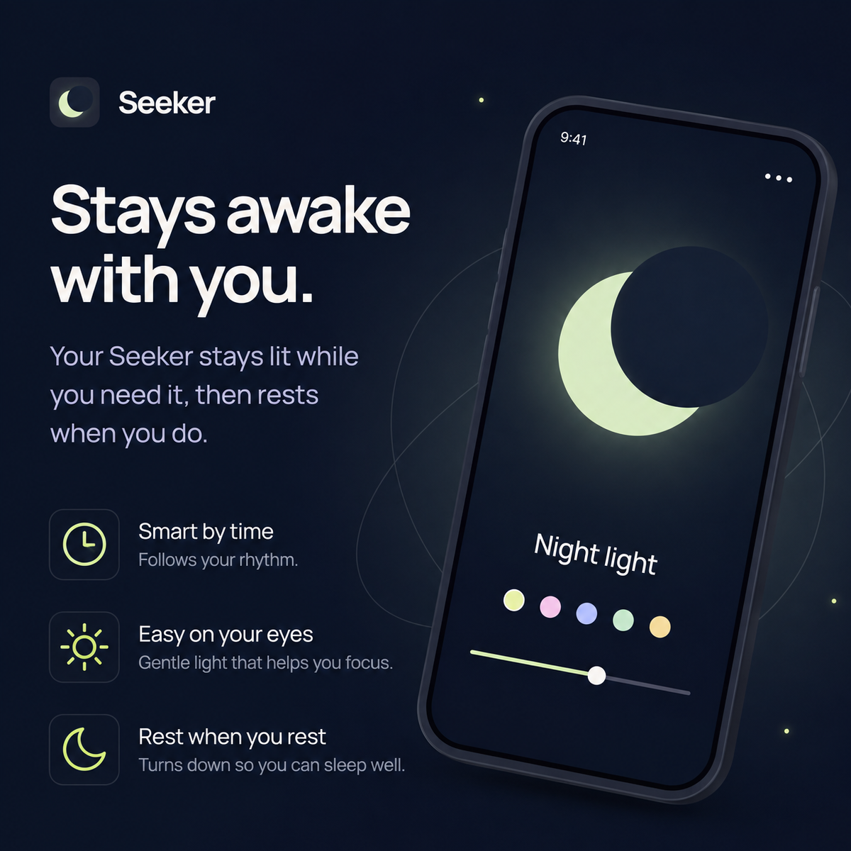 Seeker Night Light graphic
