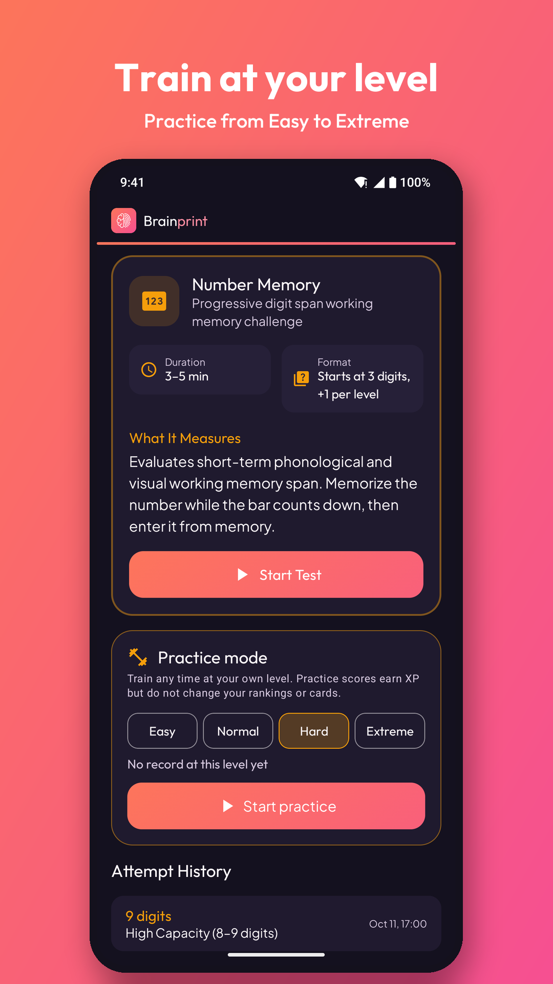 Brainprint: IQ Test screenshot 5