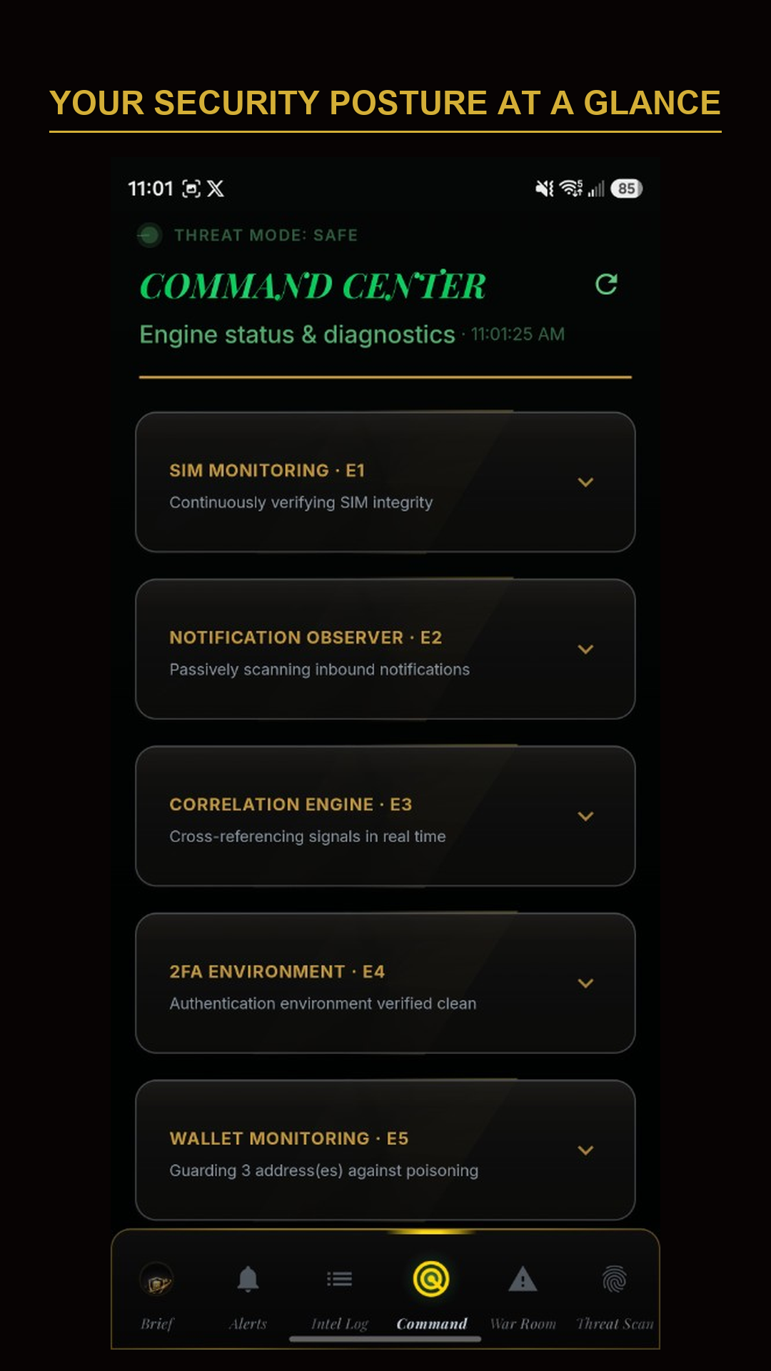 SIMGUARD screenshot 2