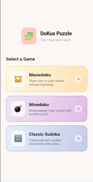 DoKus Puzzle screenshot 1