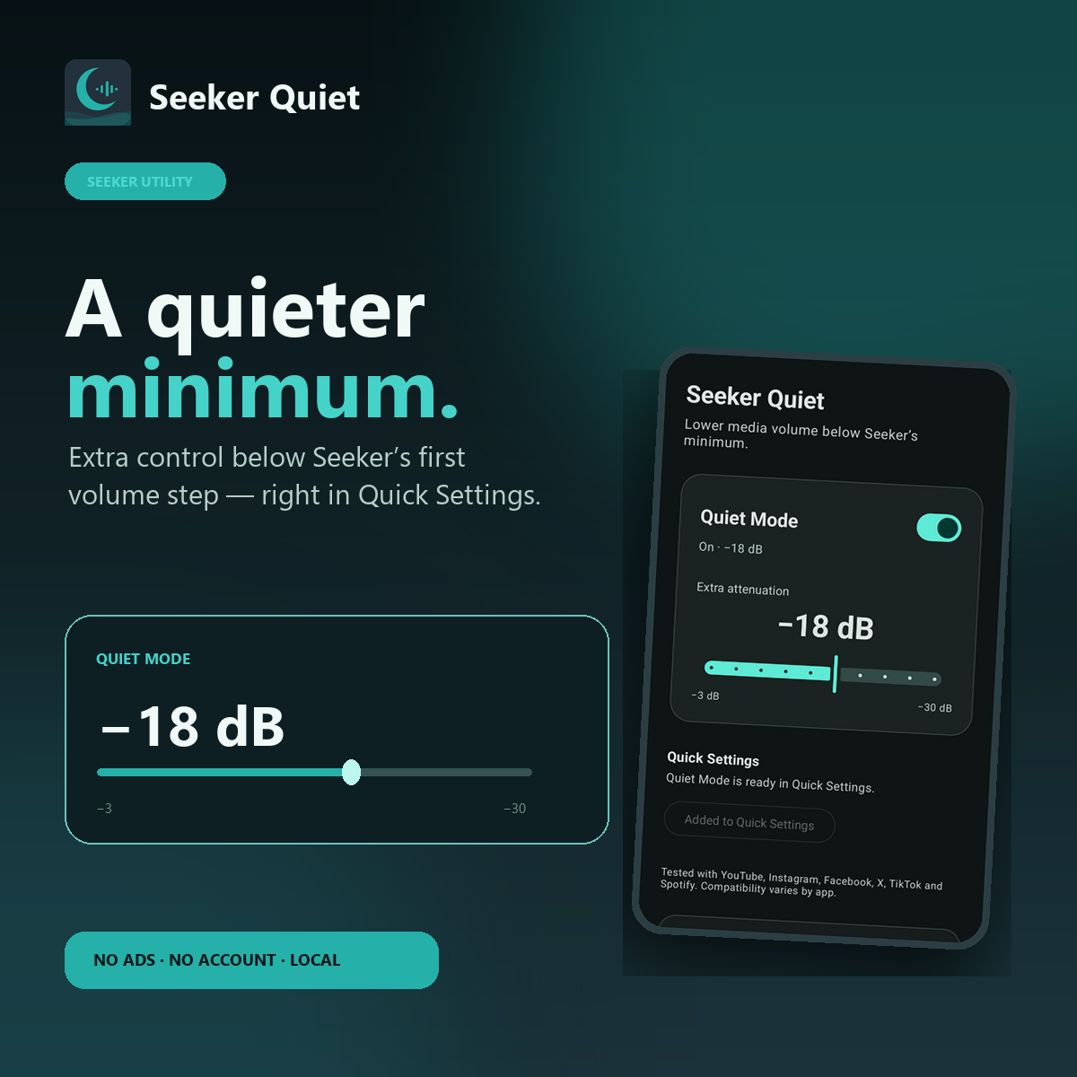 Seeker Quiet graphic