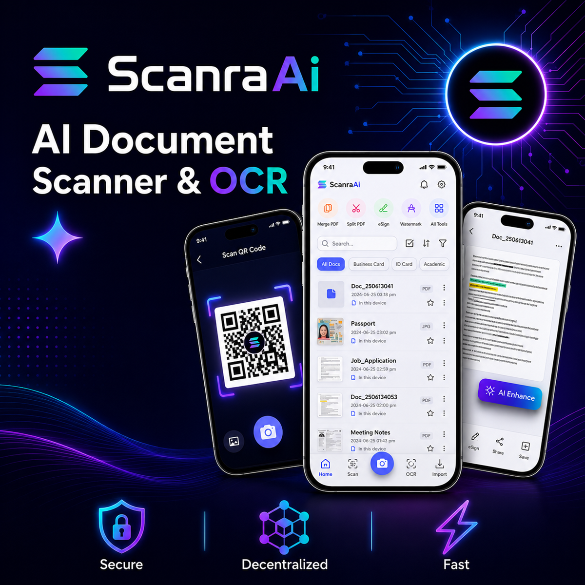 ScanraAi : Doc Scanner graphic