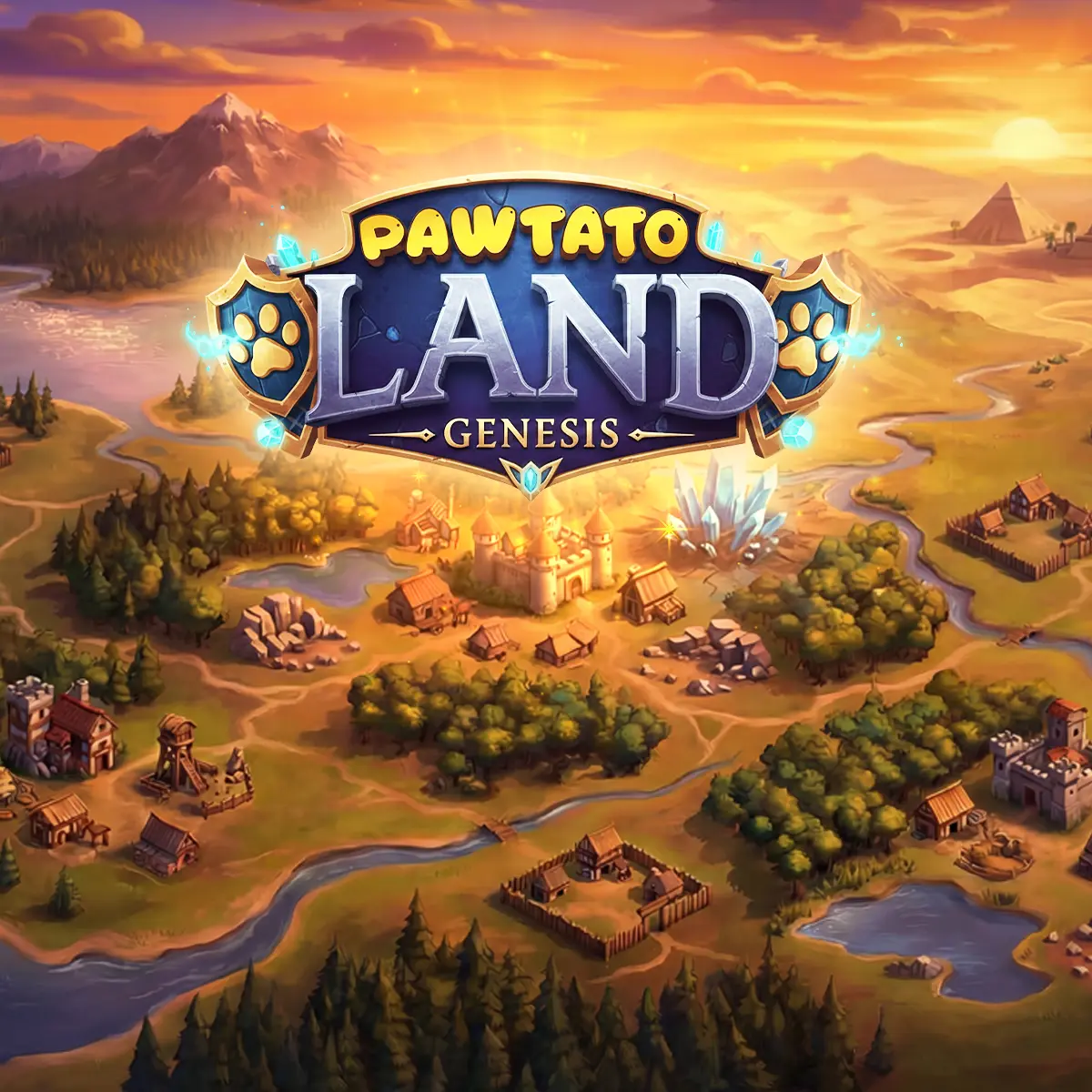 Pawtato Land graphic
