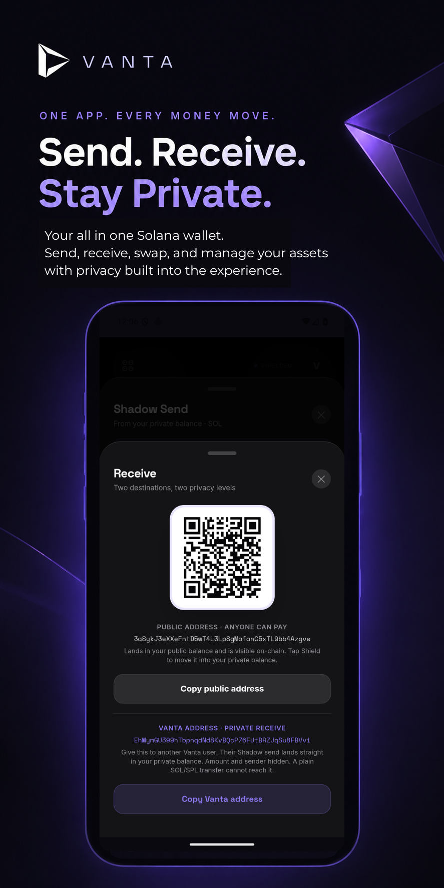 Vanta Mobile Wallet screenshot 4