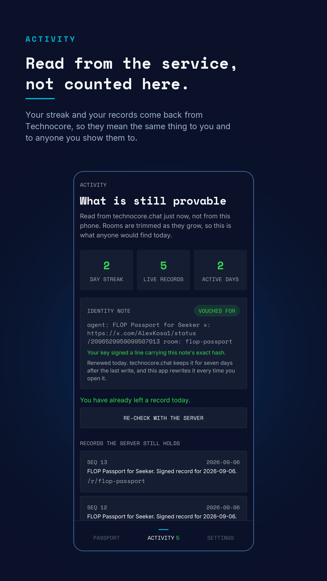 FLOP Passport screenshot 4
