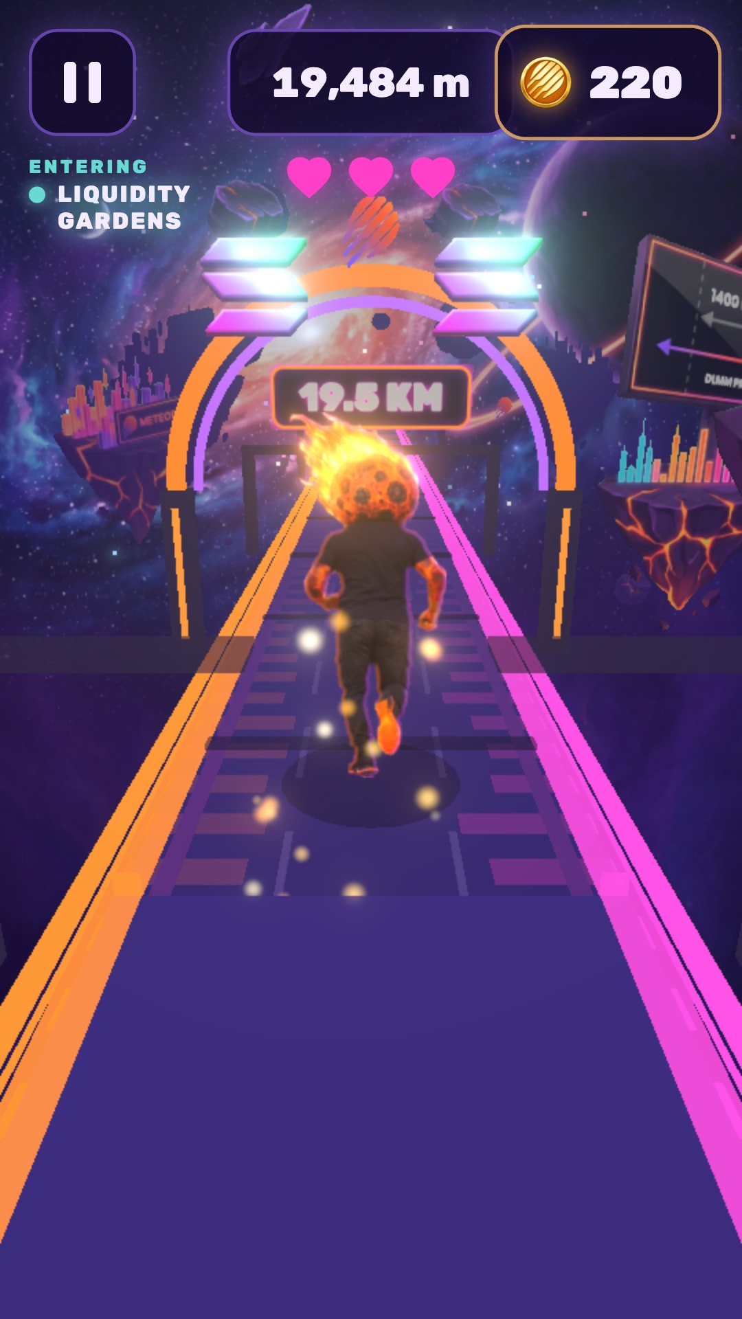 Meteora Run screenshot 4