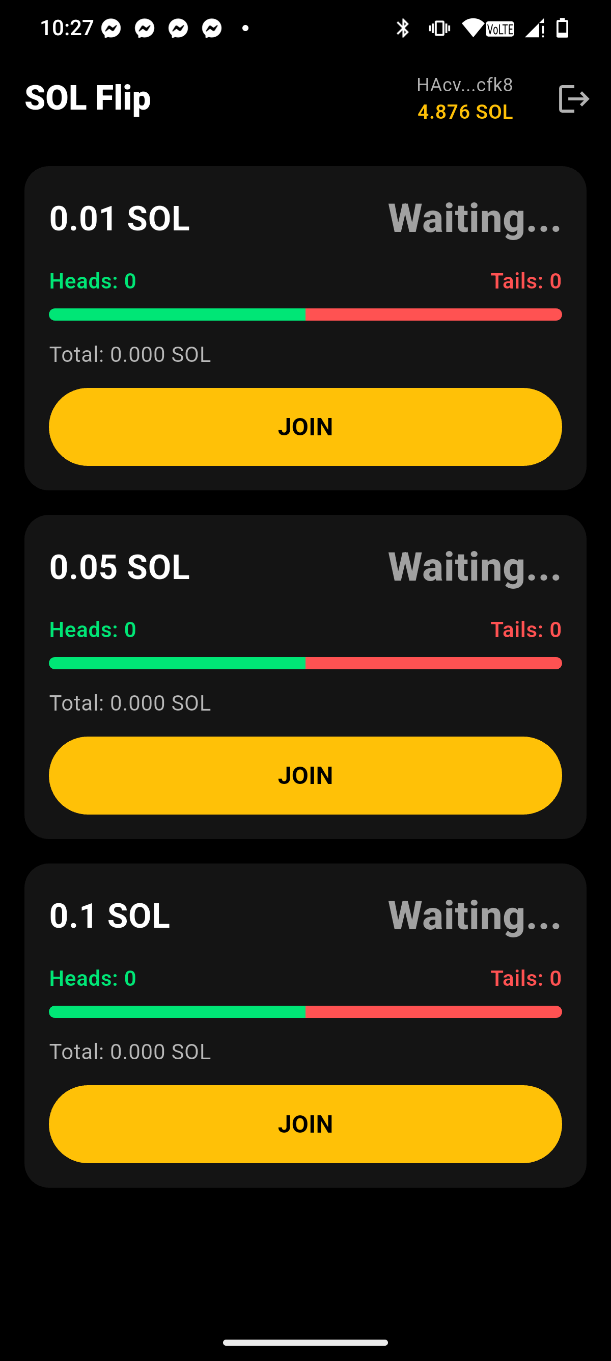 SOL Flip screenshot 1