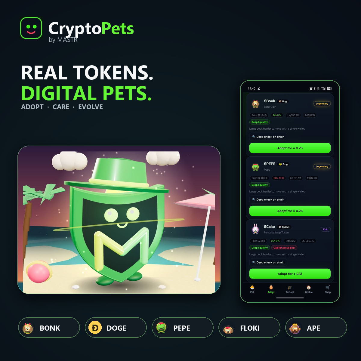 CryptoPets graphic