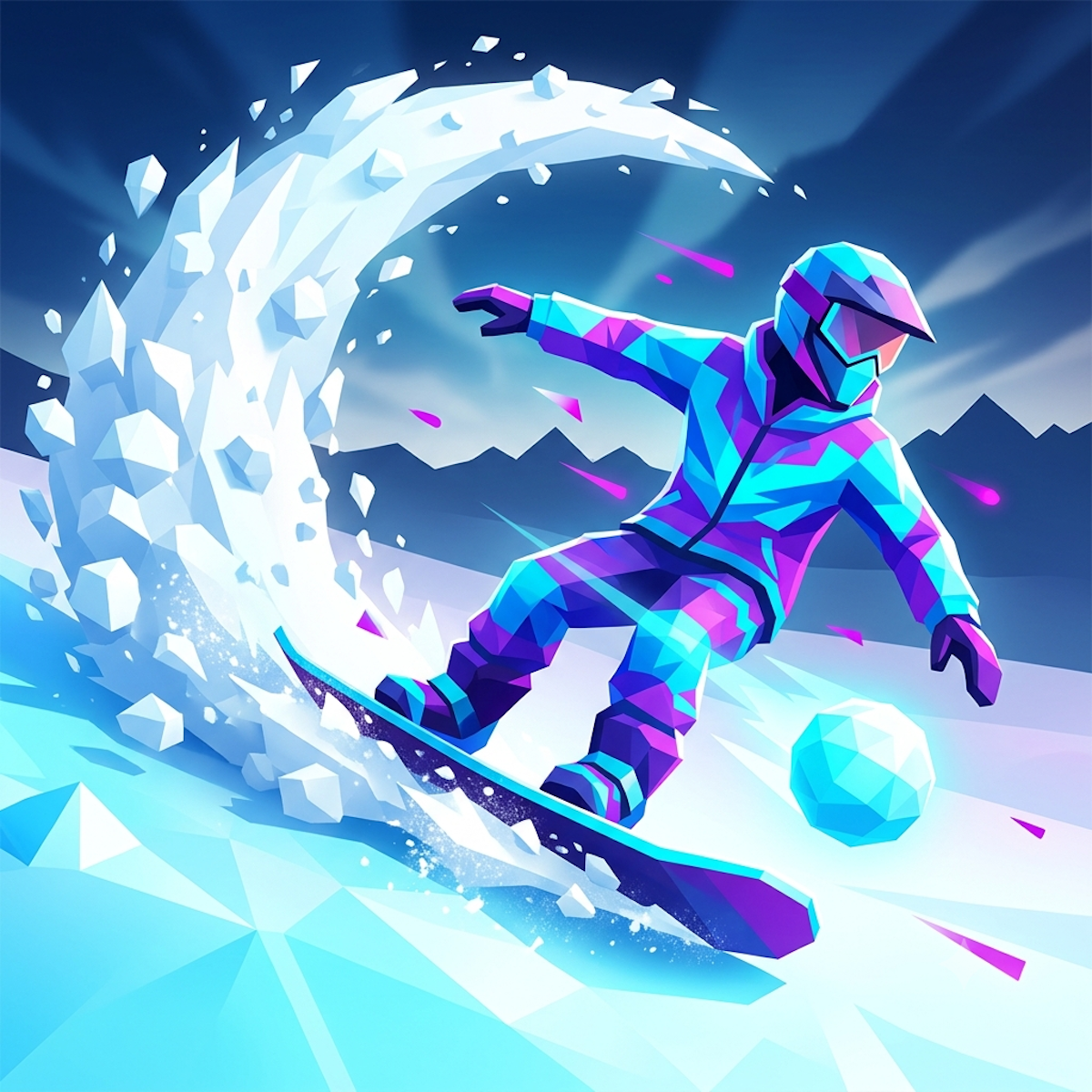 powder rush graphic