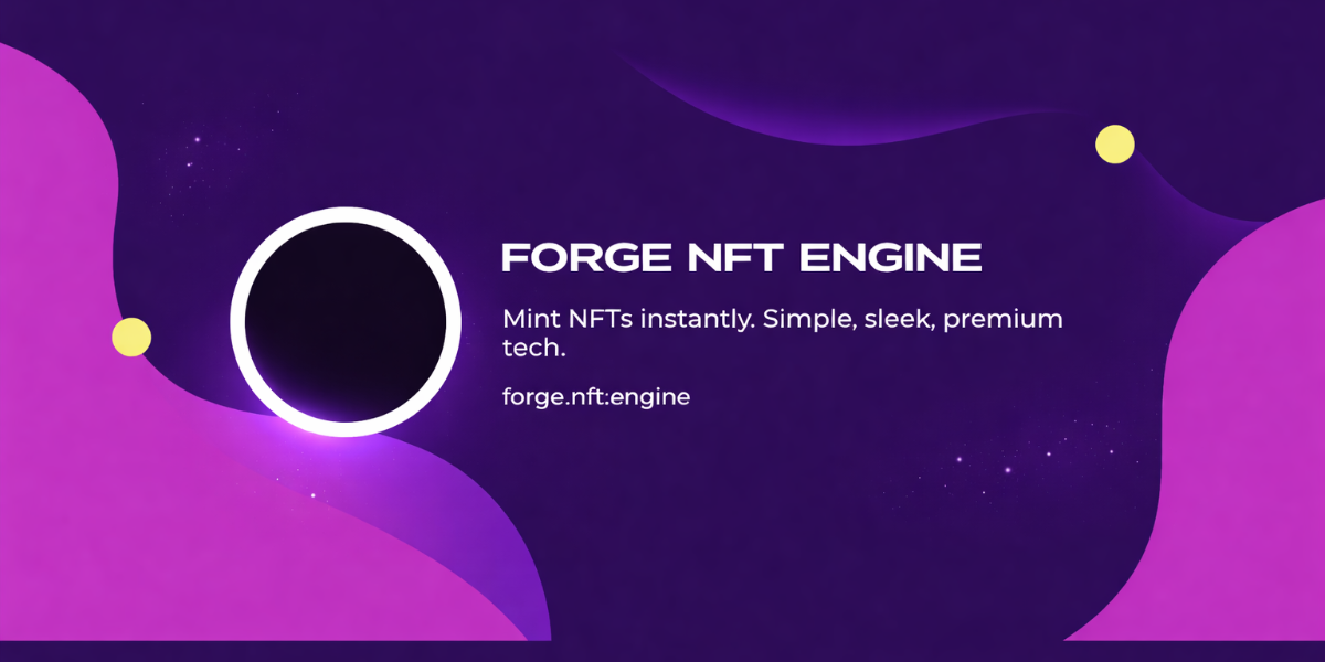 Forge NFT Engine graphic
