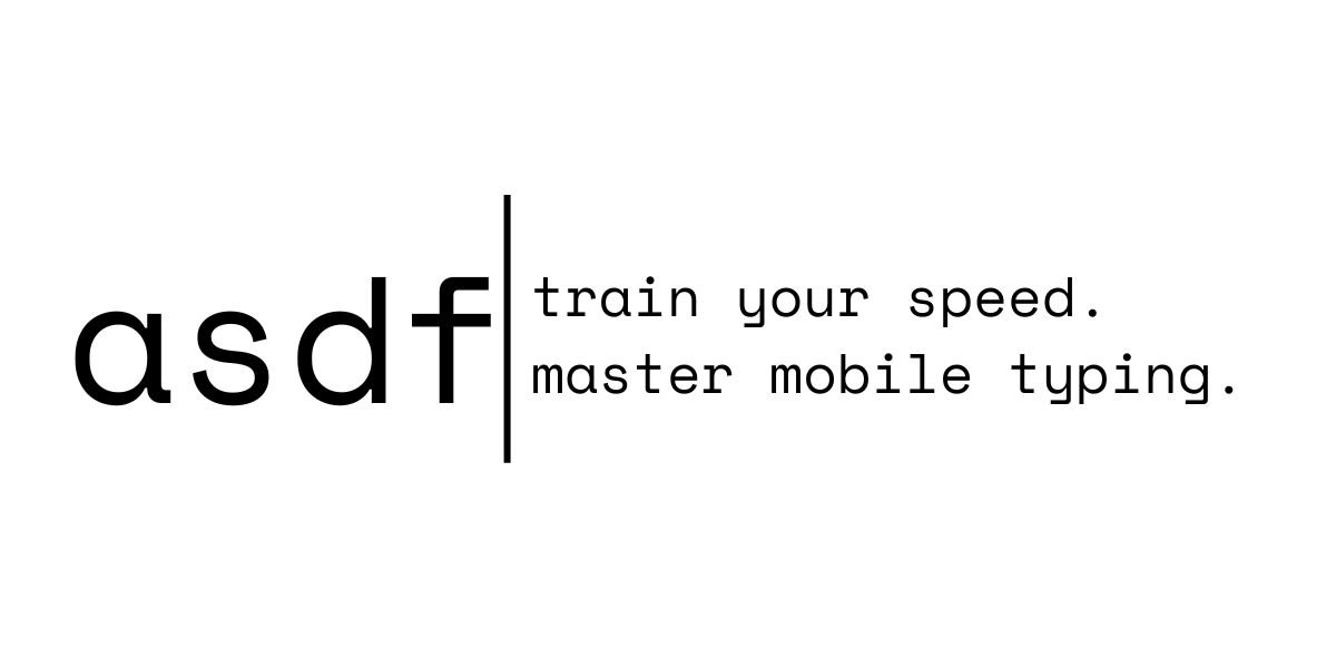 asdf: Typing Speed Test graphic