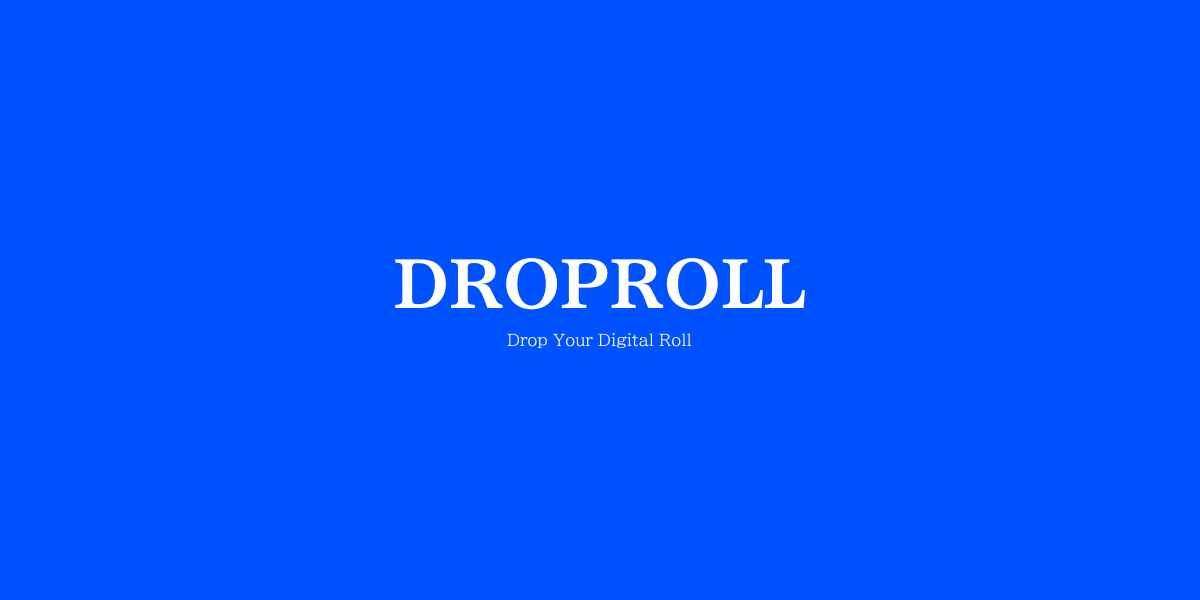 Droproll graphic