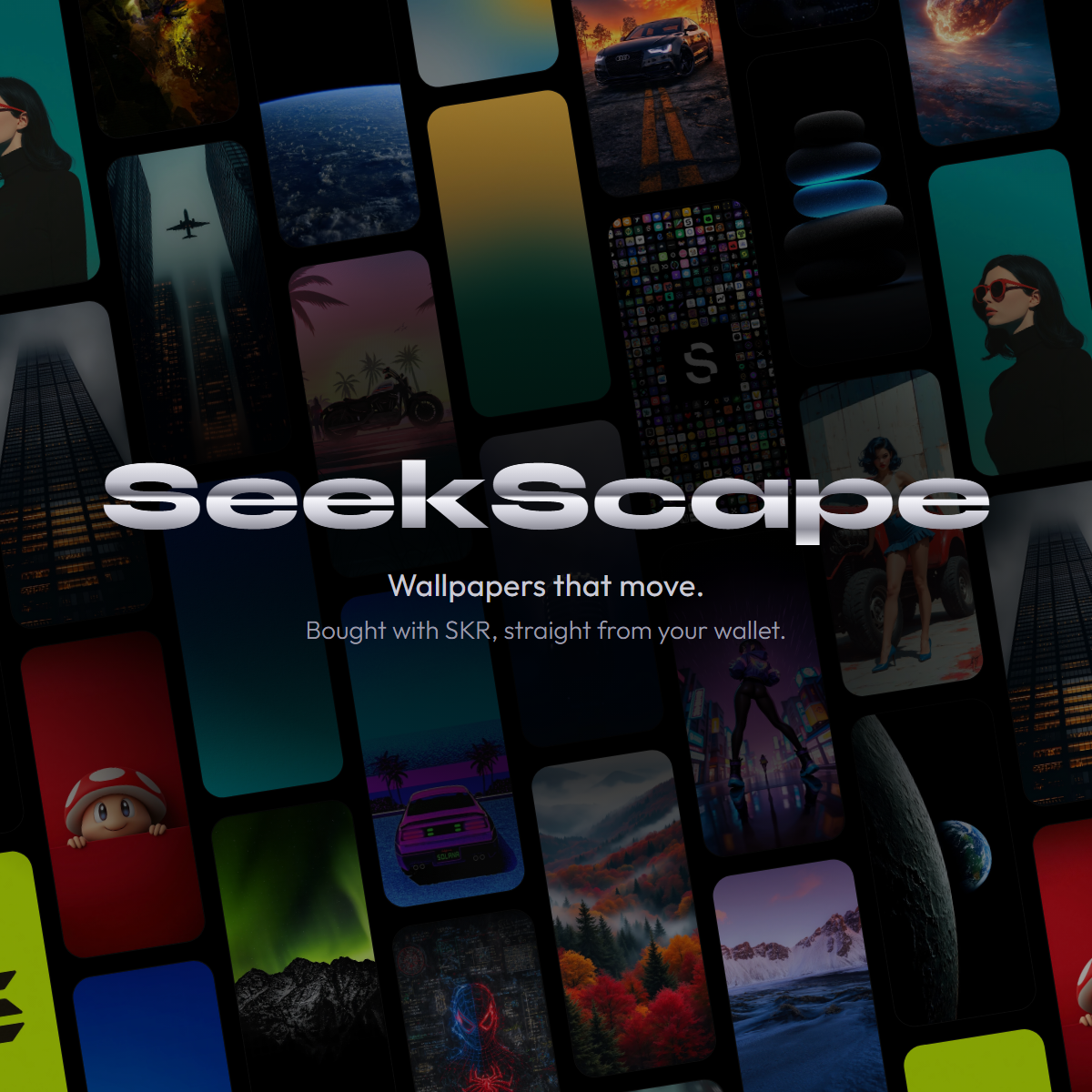 SeekScape - wallpapers graphic