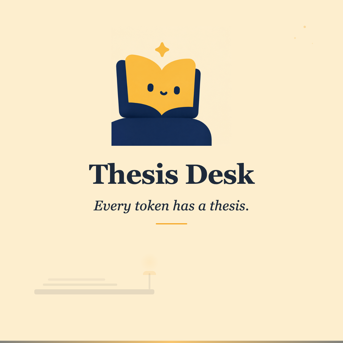 Thesis Desk graphic