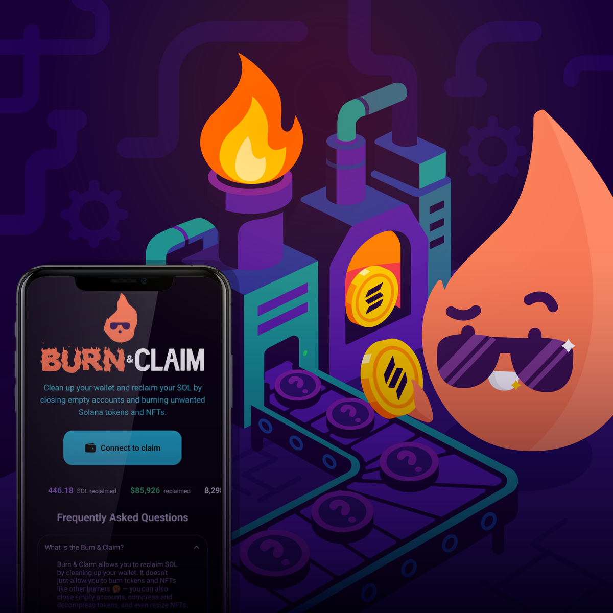 Burn & Claim graphic