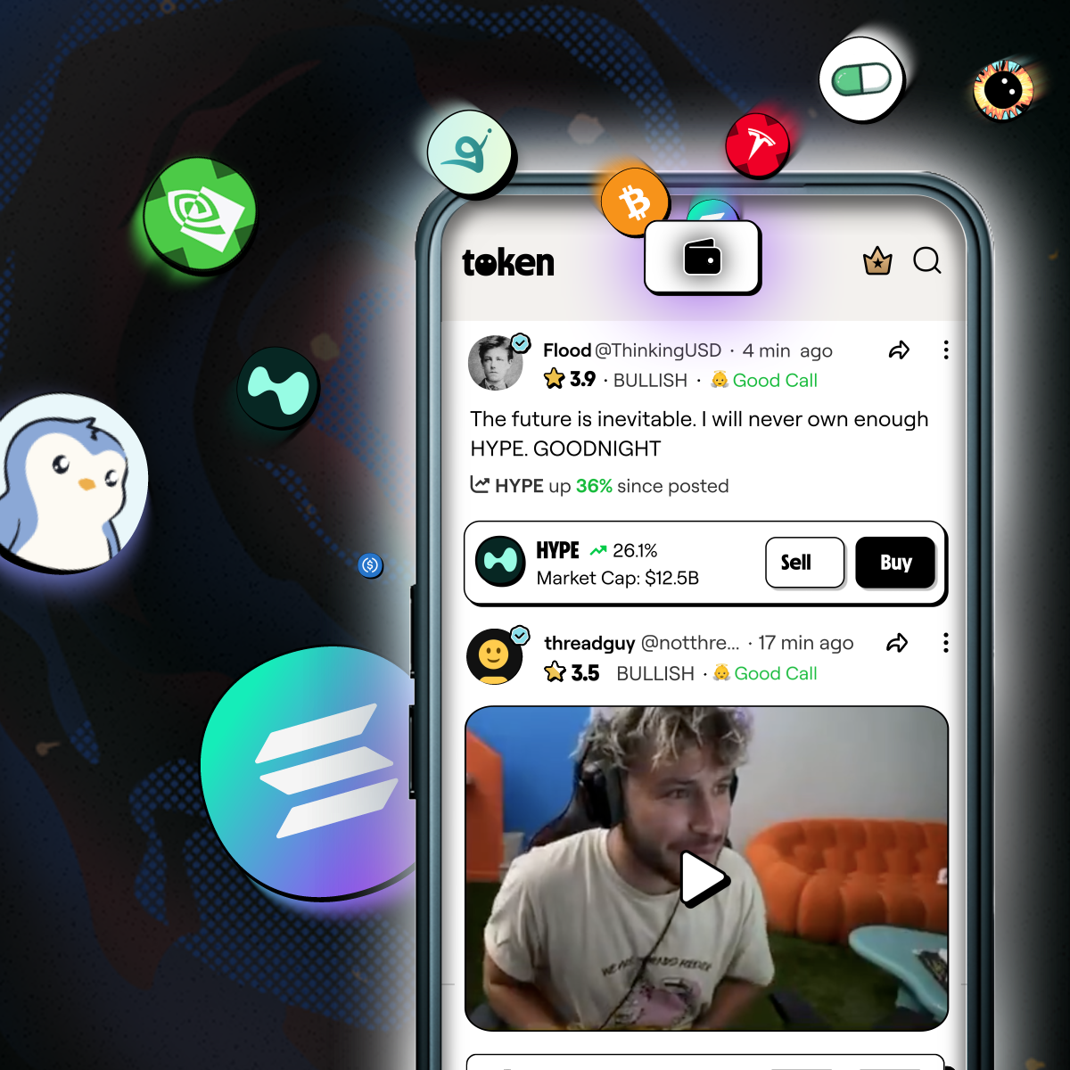token.com: Social Trading graphic