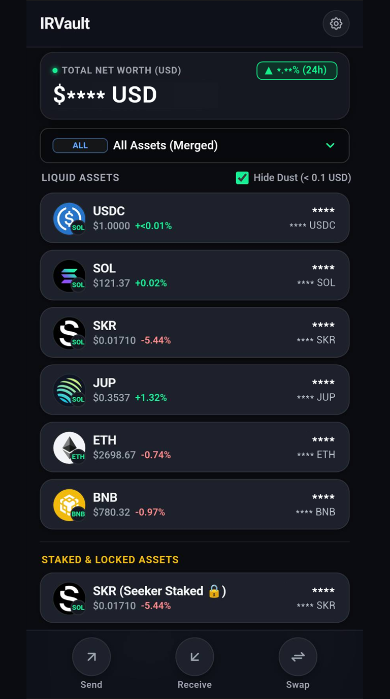IRVault screenshot 1