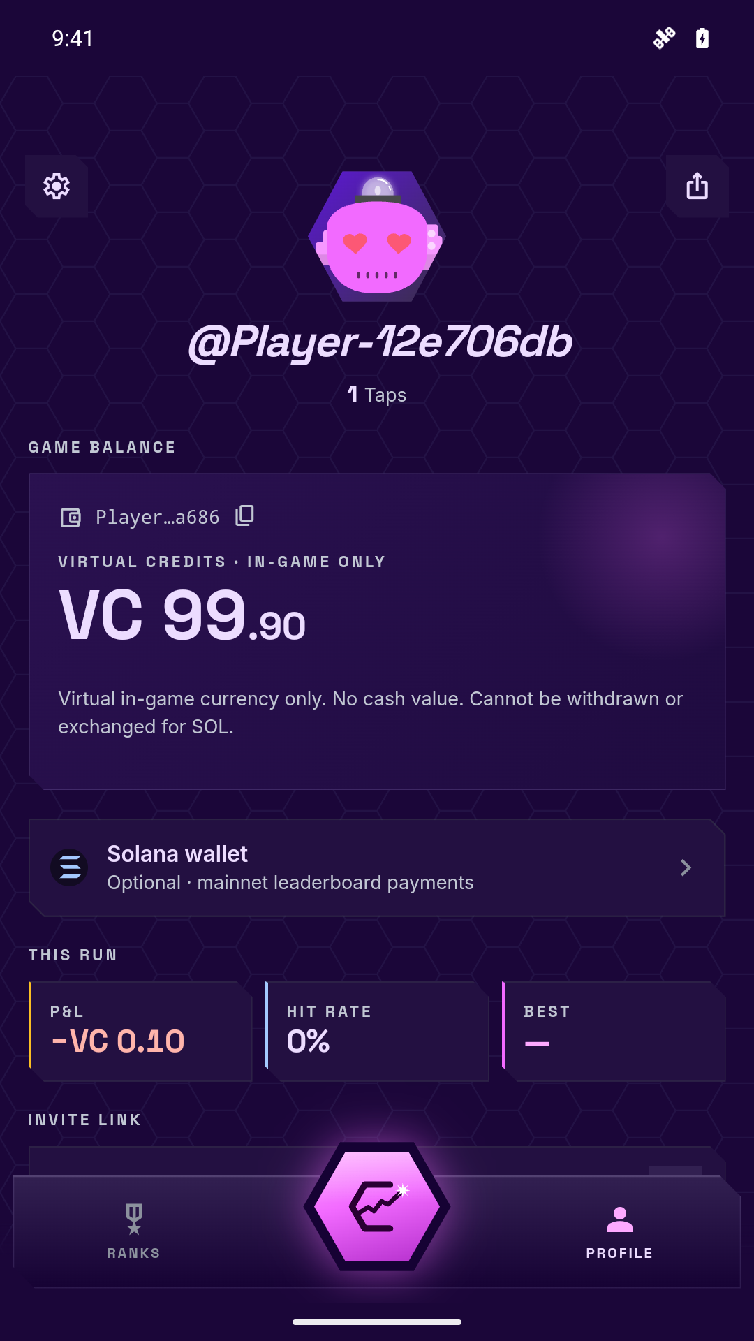 Hexit on Solana screenshot 3