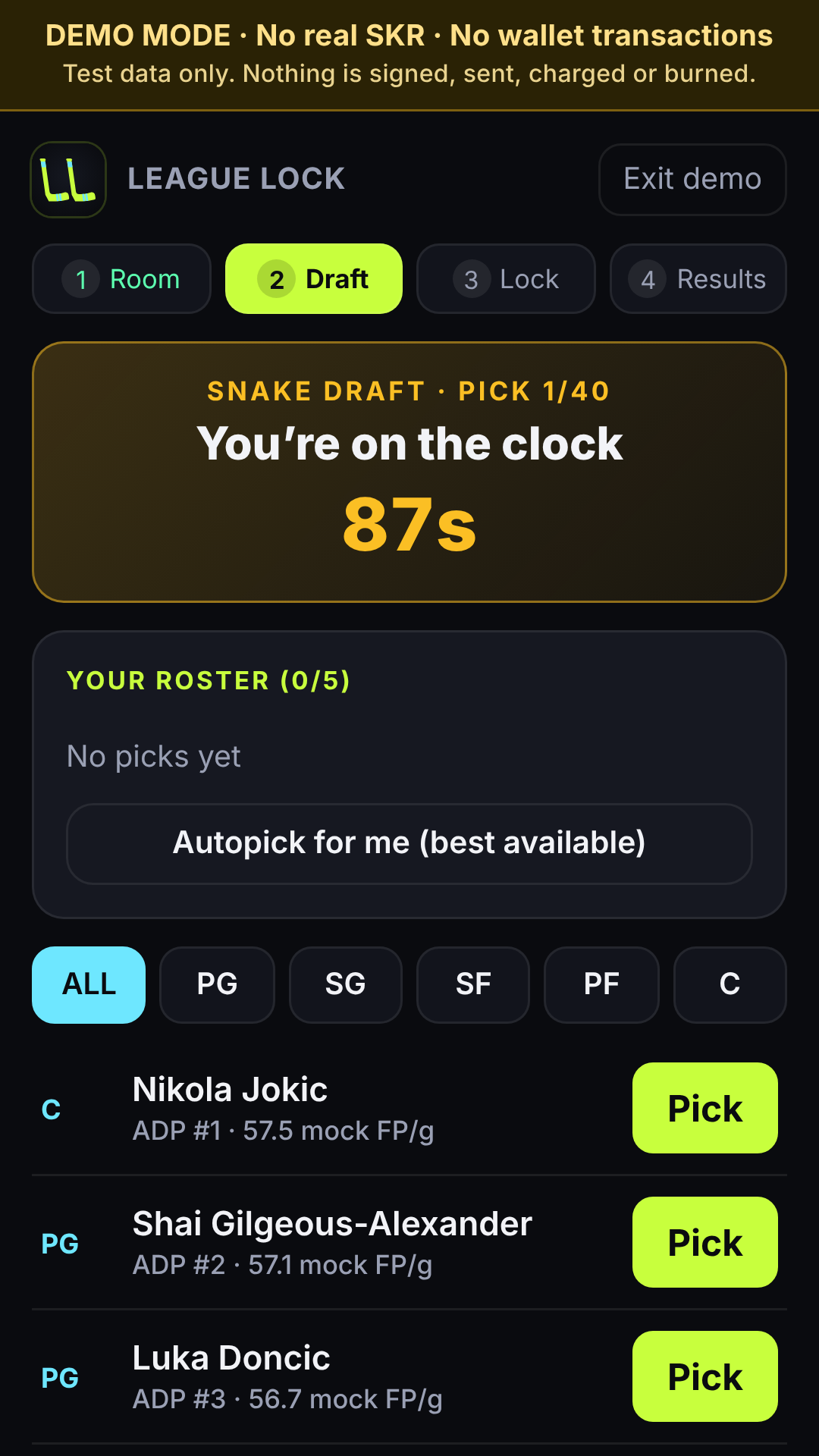 League Lock screenshot 3