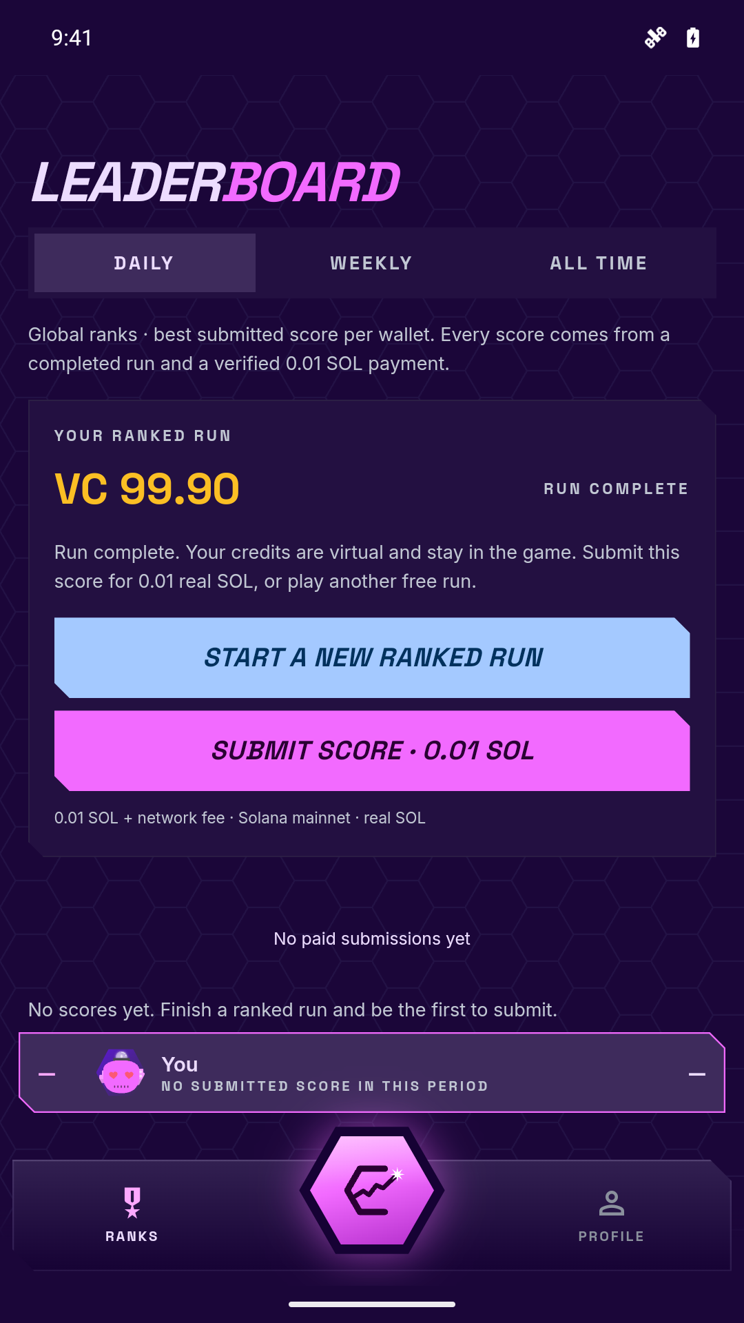 Hexit on Solana screenshot 4