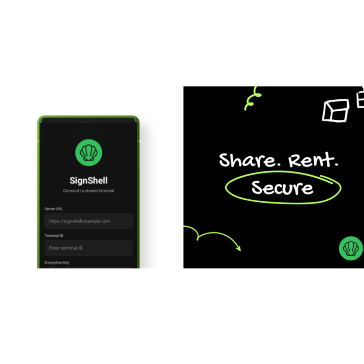SignShell Secure Terminal graphic